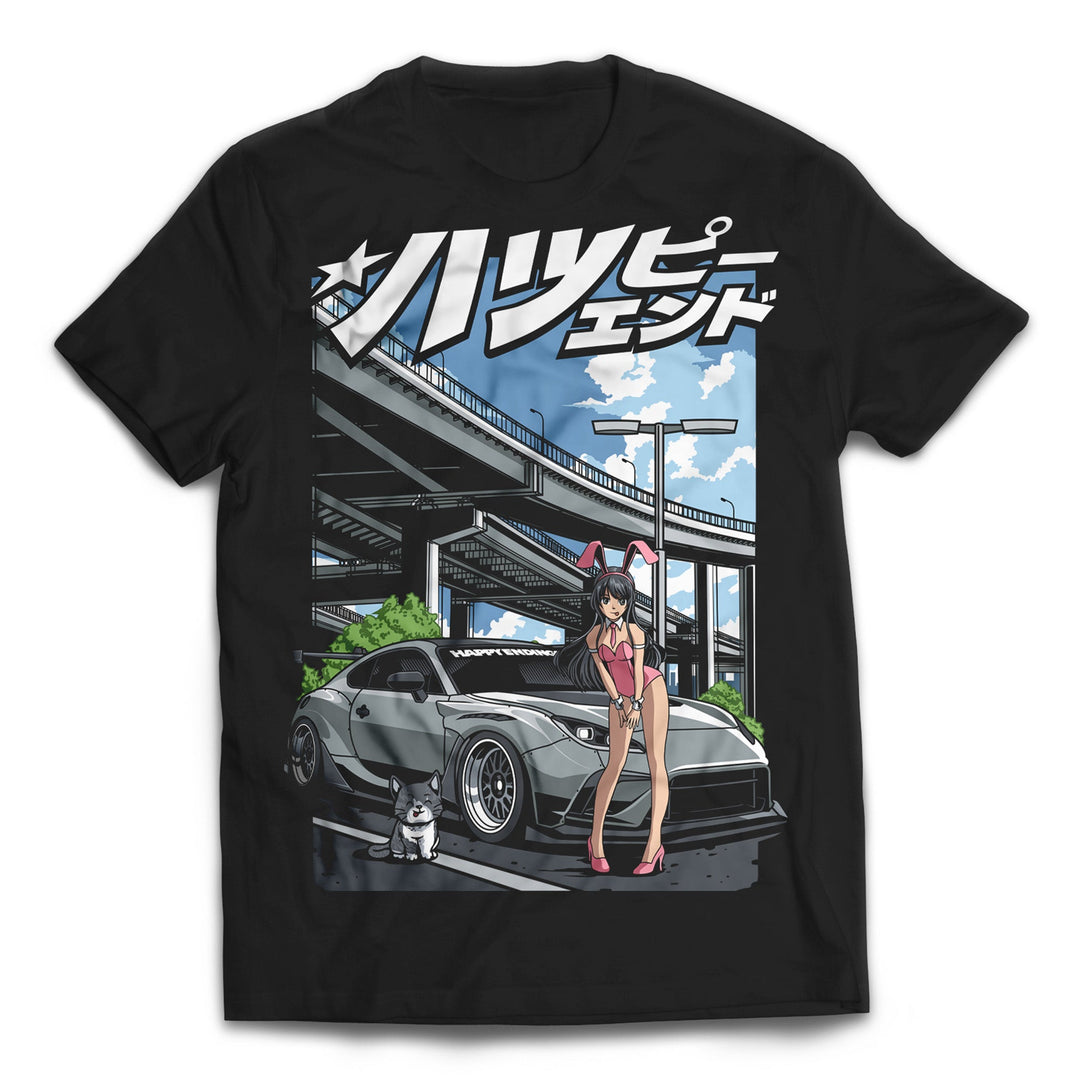 T-shirt - GR86 Bunny Girl - Happy Endings - Automotive & Lifestyle Brand