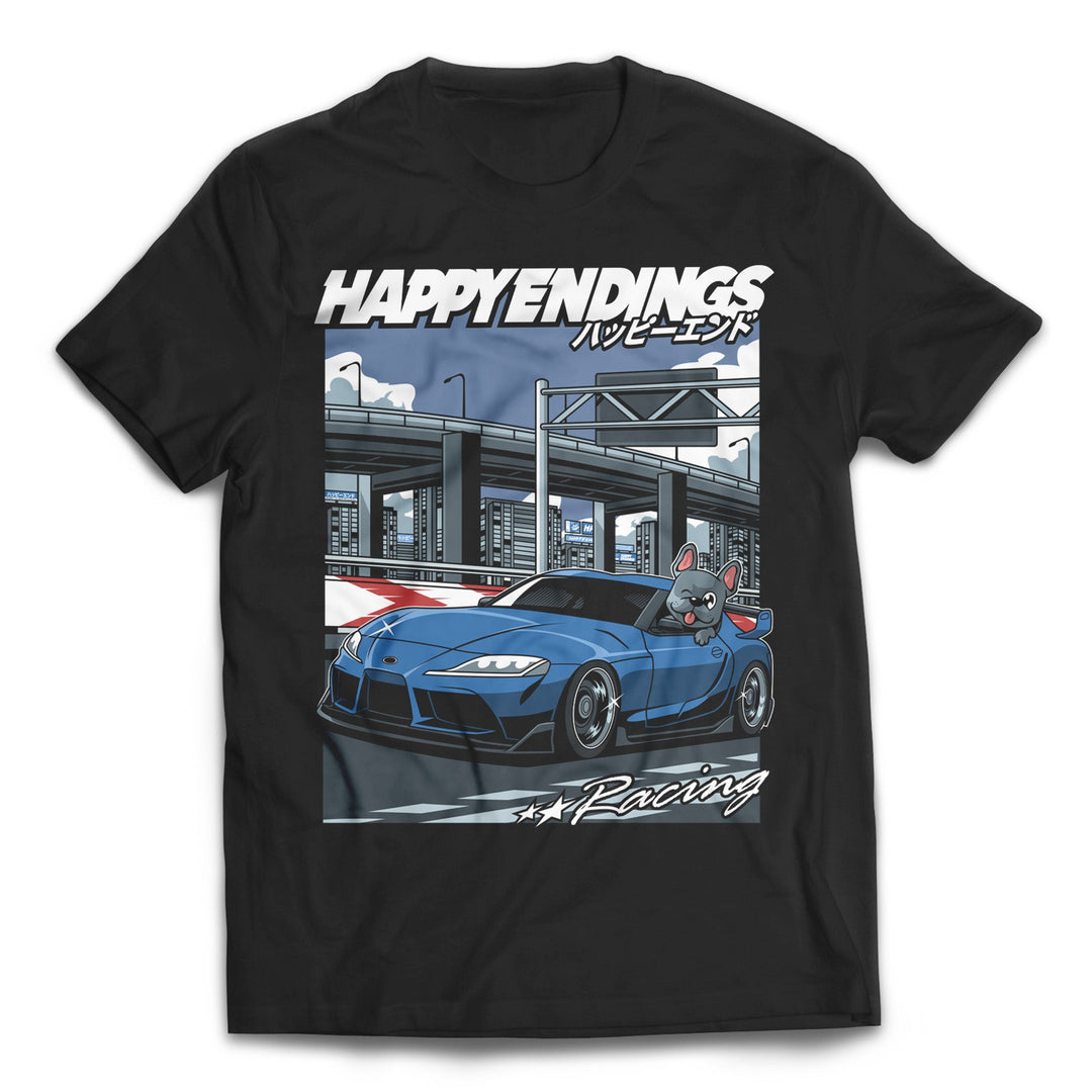 T-Shirt - Supra Racing - Happy Endings - Automotive & Lifestyle Brand