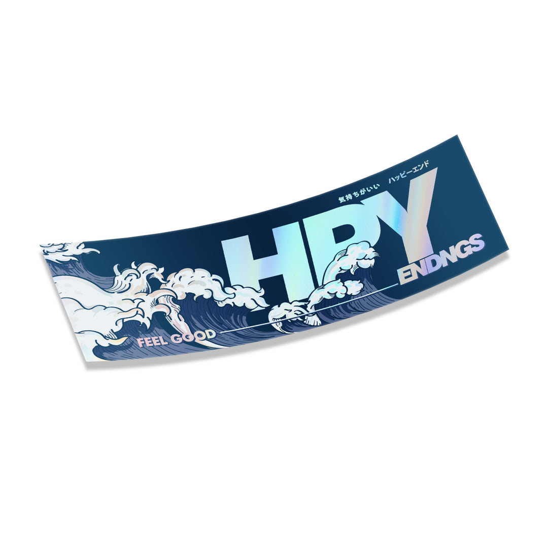 Sticker - Tsunami (Oil Slick) - Happy Endings - Automotive & Lifestyle Brand