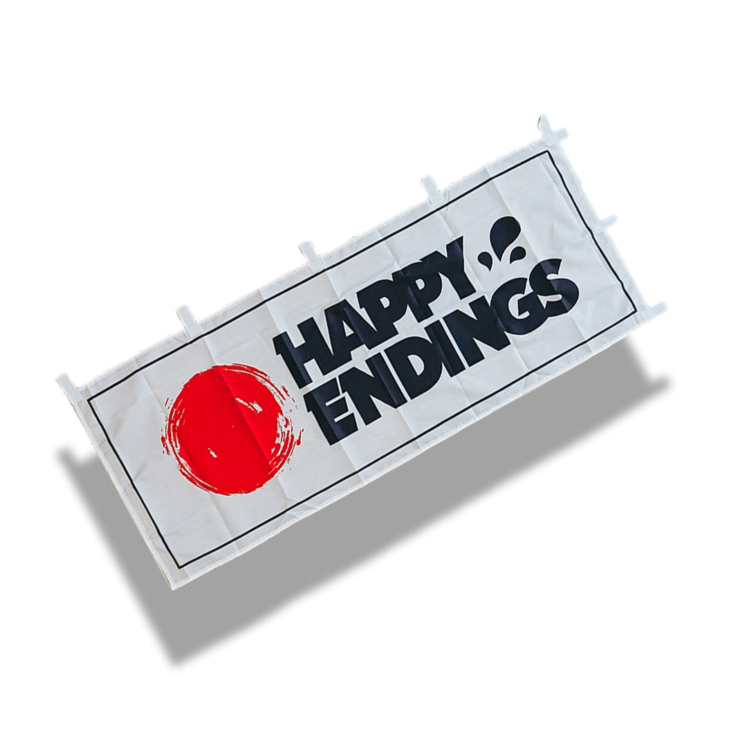 Nobori Flag - Red Sun - Happy Endings - Automotive & Lifestyle Brand