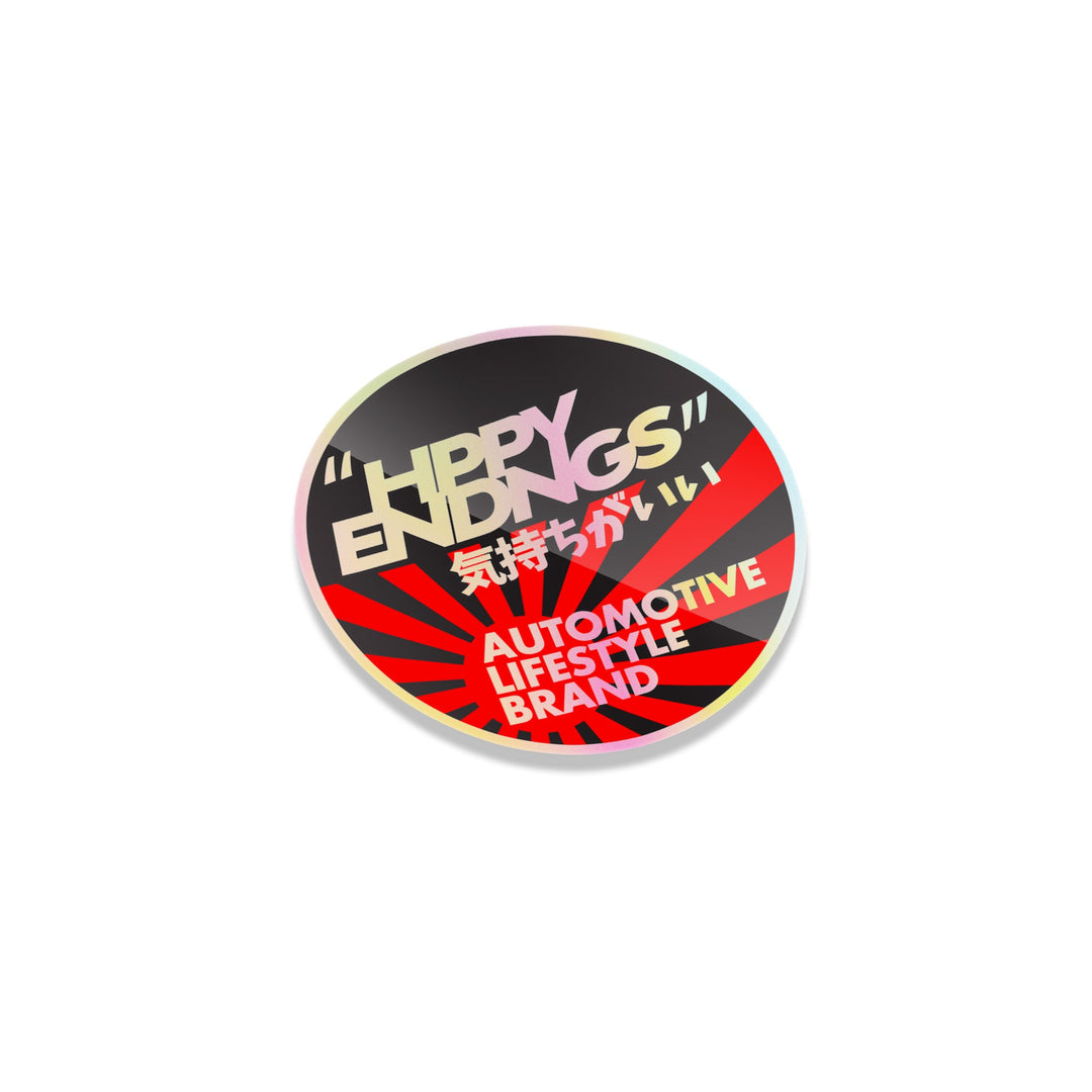 Sticker - Happy Lifestyle (Oil Slick) - Happy Endings - Automotive & Lifestyle Brand