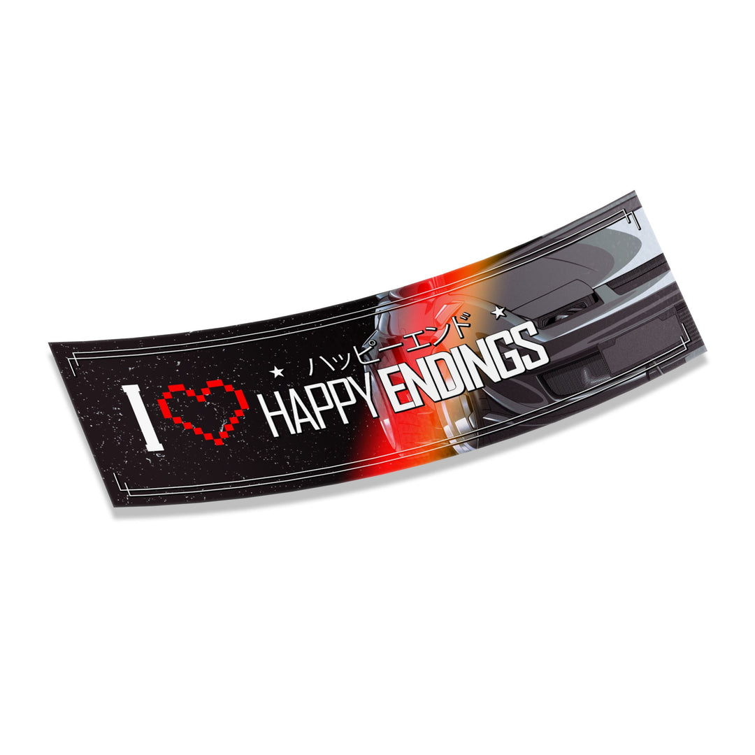 Sticker - I <3 Happy Endings - Happy Endings - Automotive & Lifestyle Brand