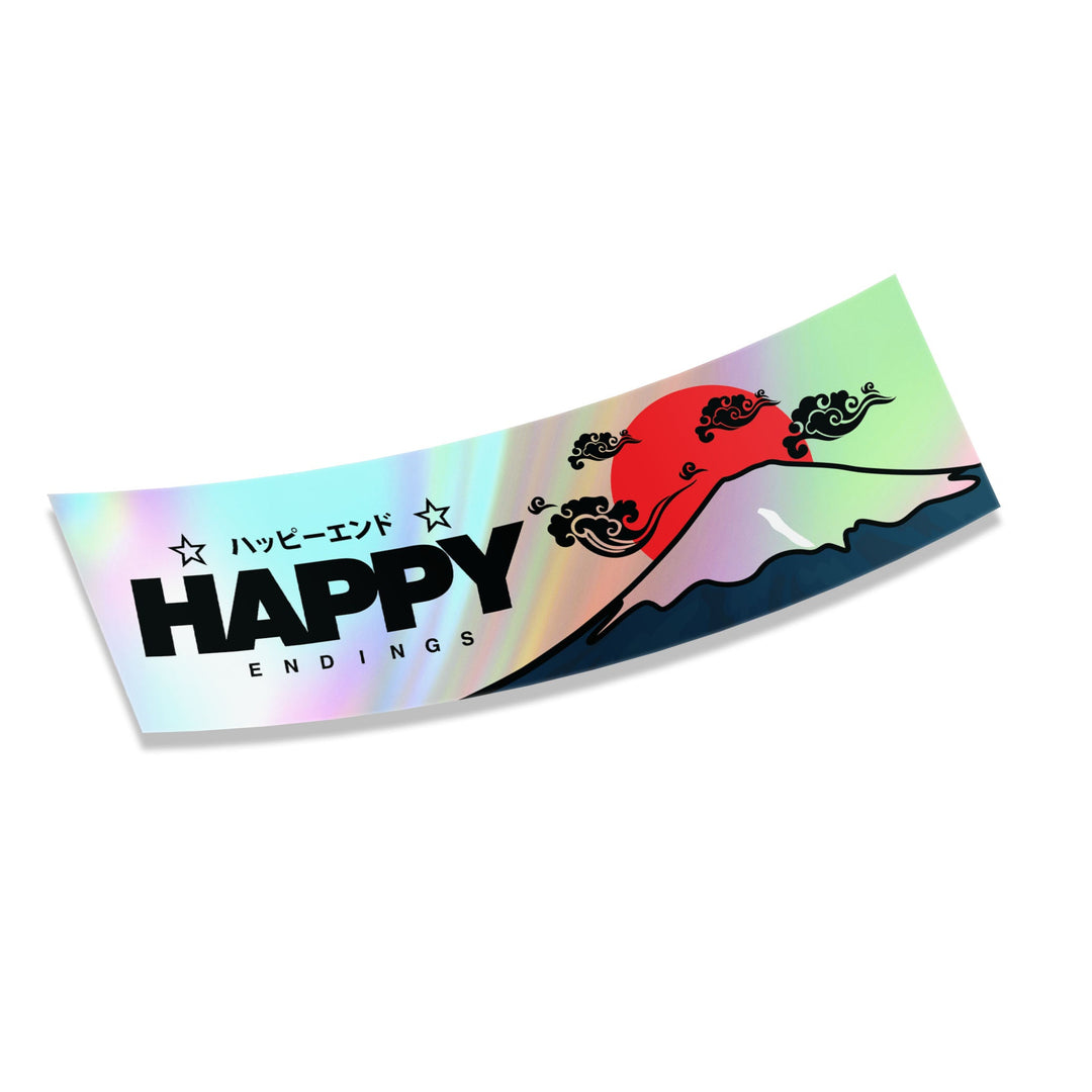 Sticker - Mount Fuji (Oil Slick) - Happy Endings - Automotive & Lifestyle Brand