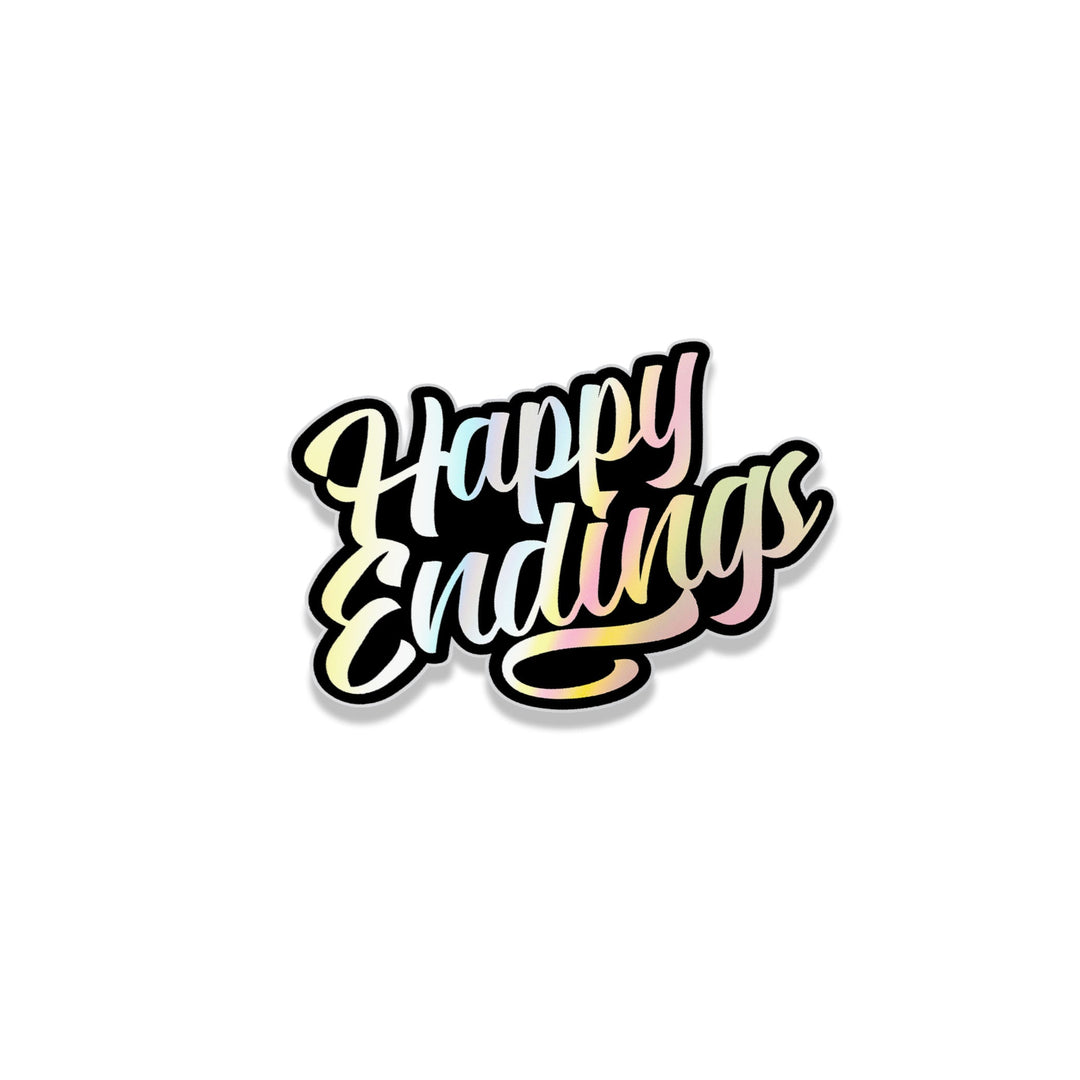 Sticker - Old School (Oil Slick) - Happy Endings - Automotive & Lifestyle Brand