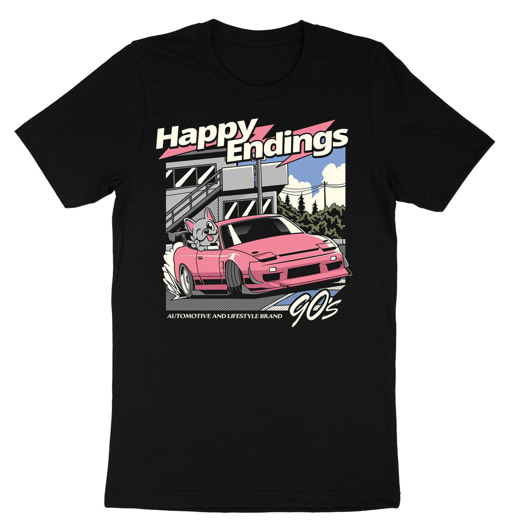 T-Shirt - Happy Drifting (Unisex) - Happy Endings - Automotive & Lifestyle Brand