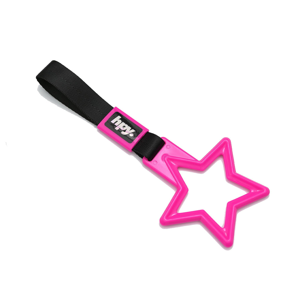 Tsurikawa - Pink Star (Black Strap) - Happy Endings - Automotive & Lifestyle Brand
