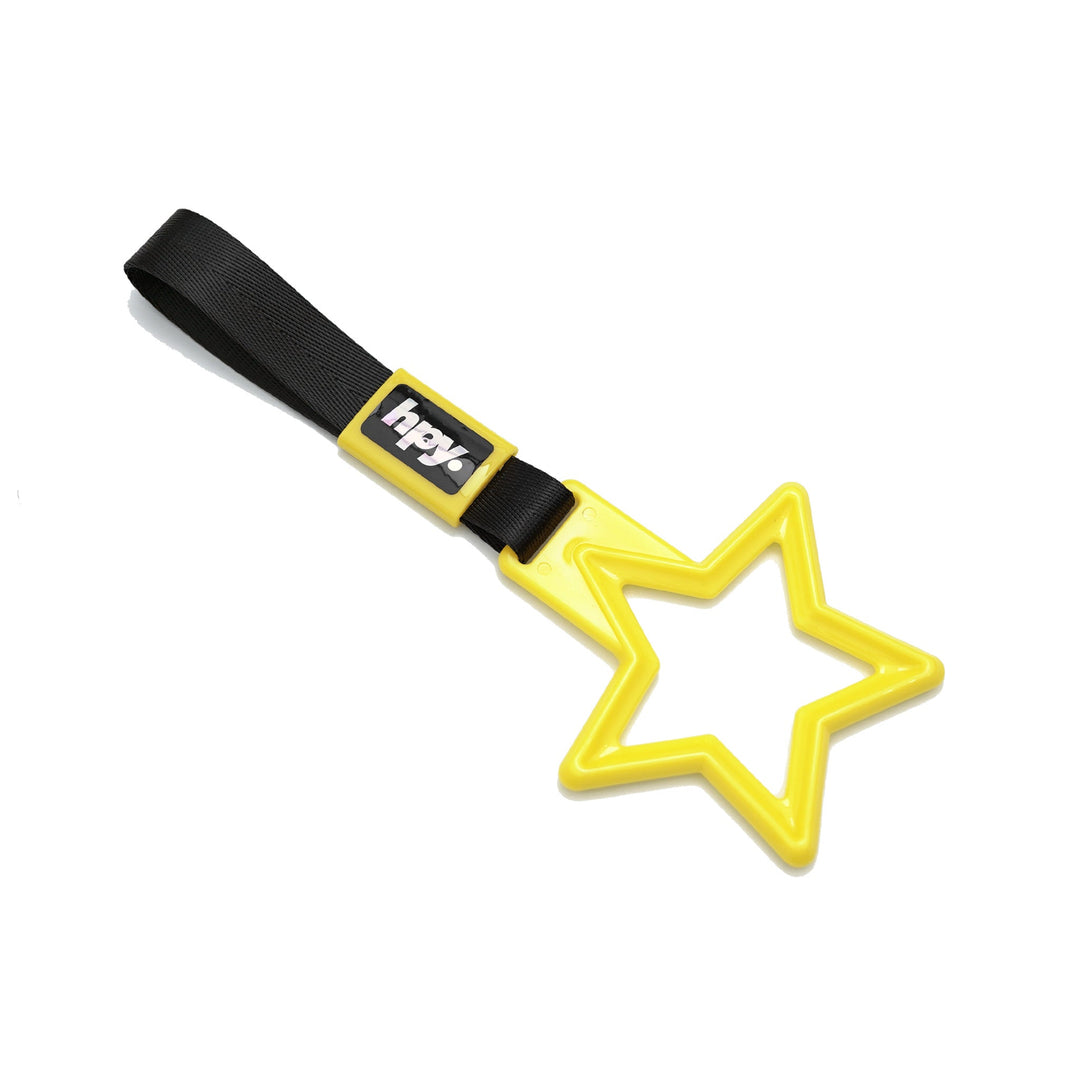 Tsurikawa - Yellow Star (Black Strap) - Happy Endings - Automotive & Lifestyle Brand