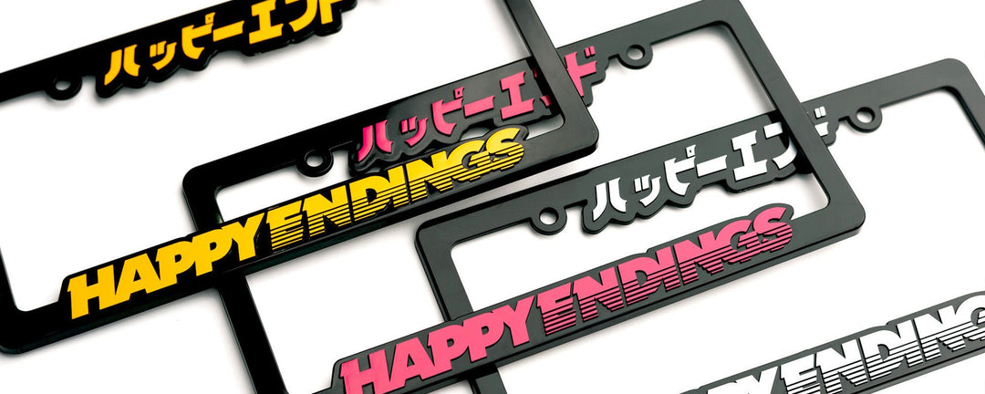 Plate Frames - Color Frames - Happy Endings