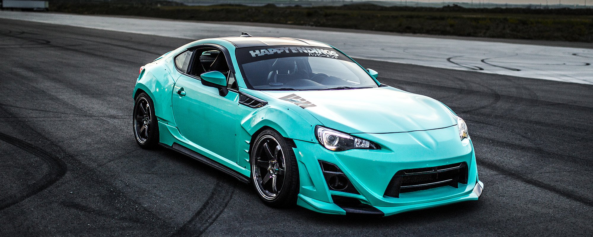 Car Windshield Banners - Happy Endings - Automotive & Lifestyle Brand