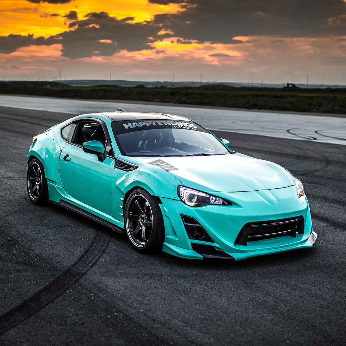 Car Windshield Banners - Happy Endings - Automotive & Lifestyle Brand