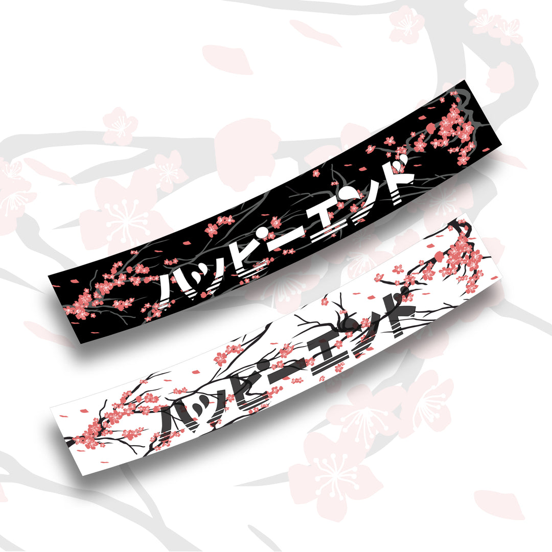 Windshield Banner - Cherry Blossoms Japanese Edition 60" (Air Release)