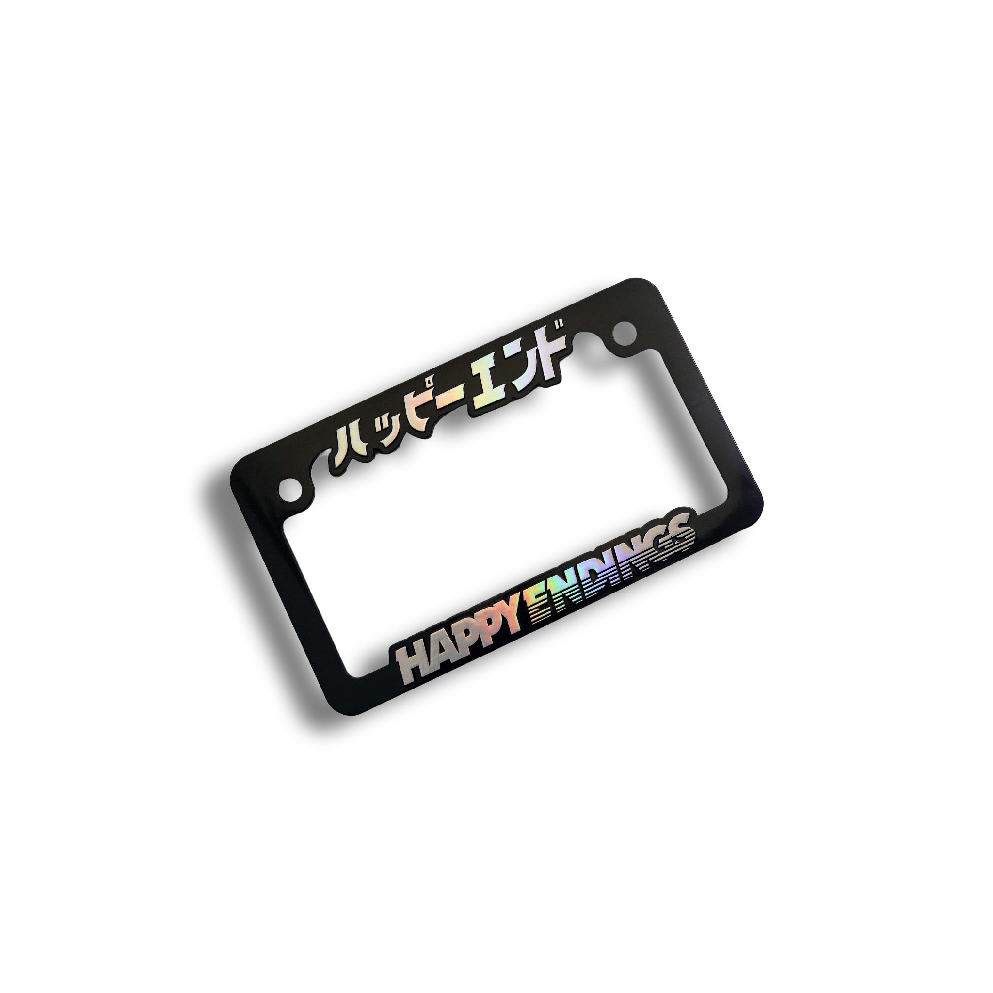 Car License Plate Frames - Happy Endings - Automotive & Lifestyle Brand