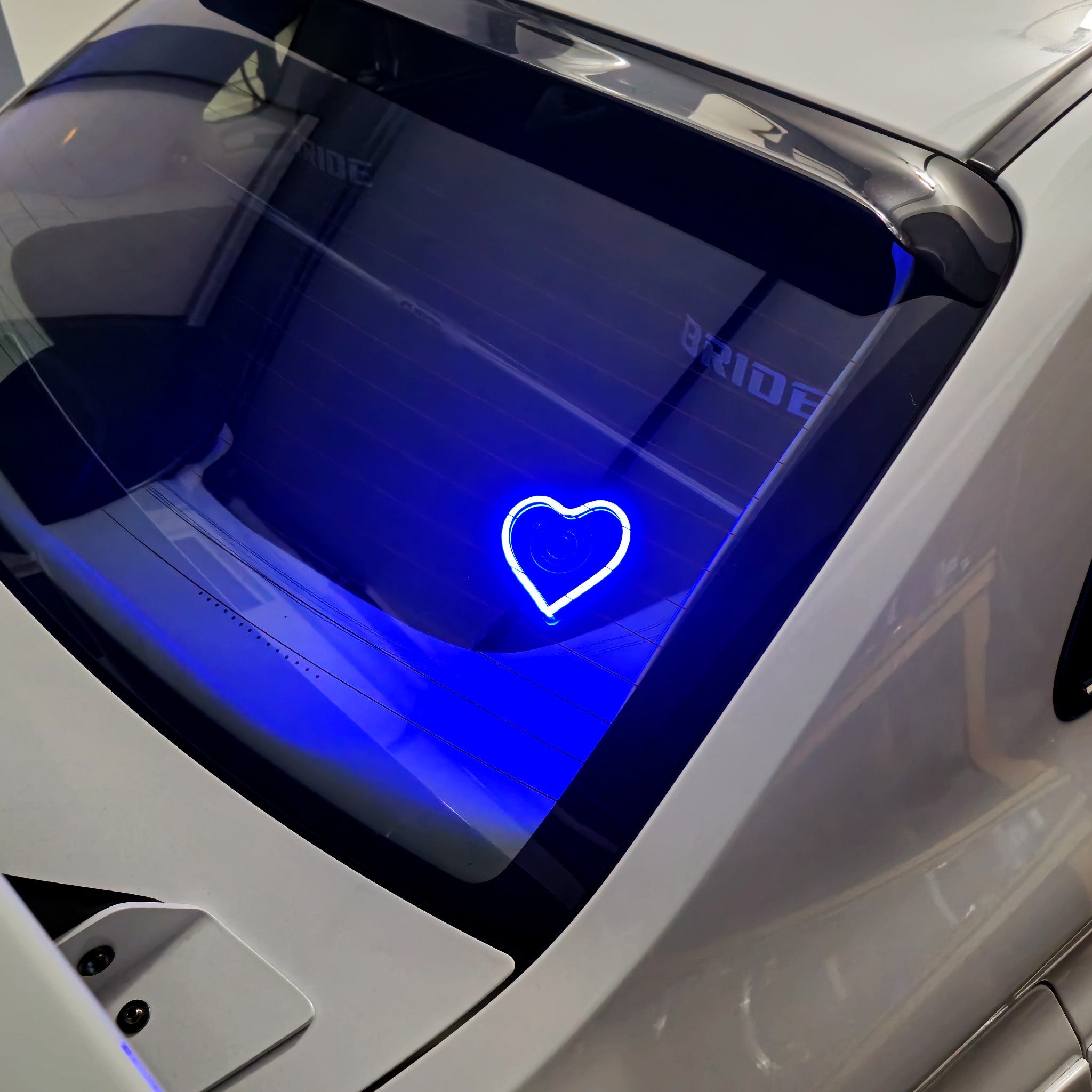 Neon Hearts Car Window Light | USB Powered + Remote (10 Modes