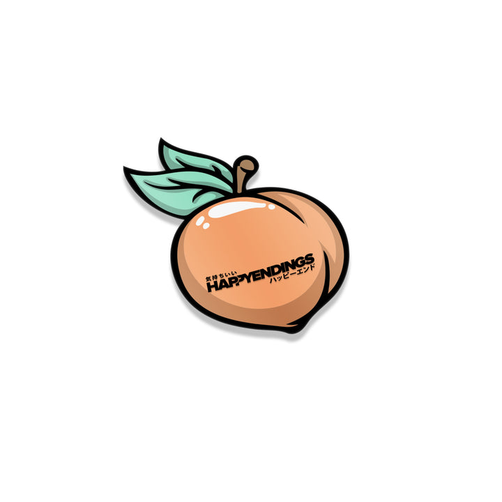 Sticker - Peaches - Happy Endings - Automotive & Lifestyle Brand