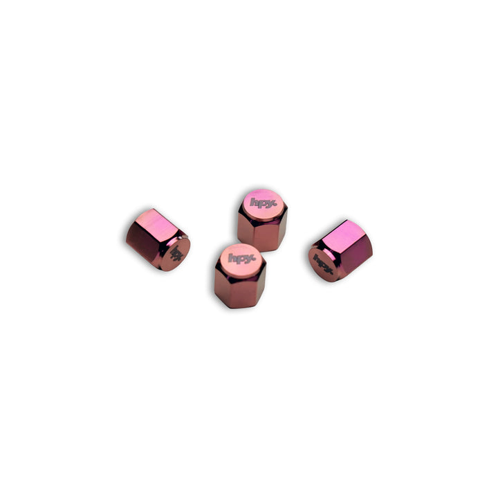 Titanium - Valve Stem Caps - Happy Endings - Automotive & Lifestyle Brand