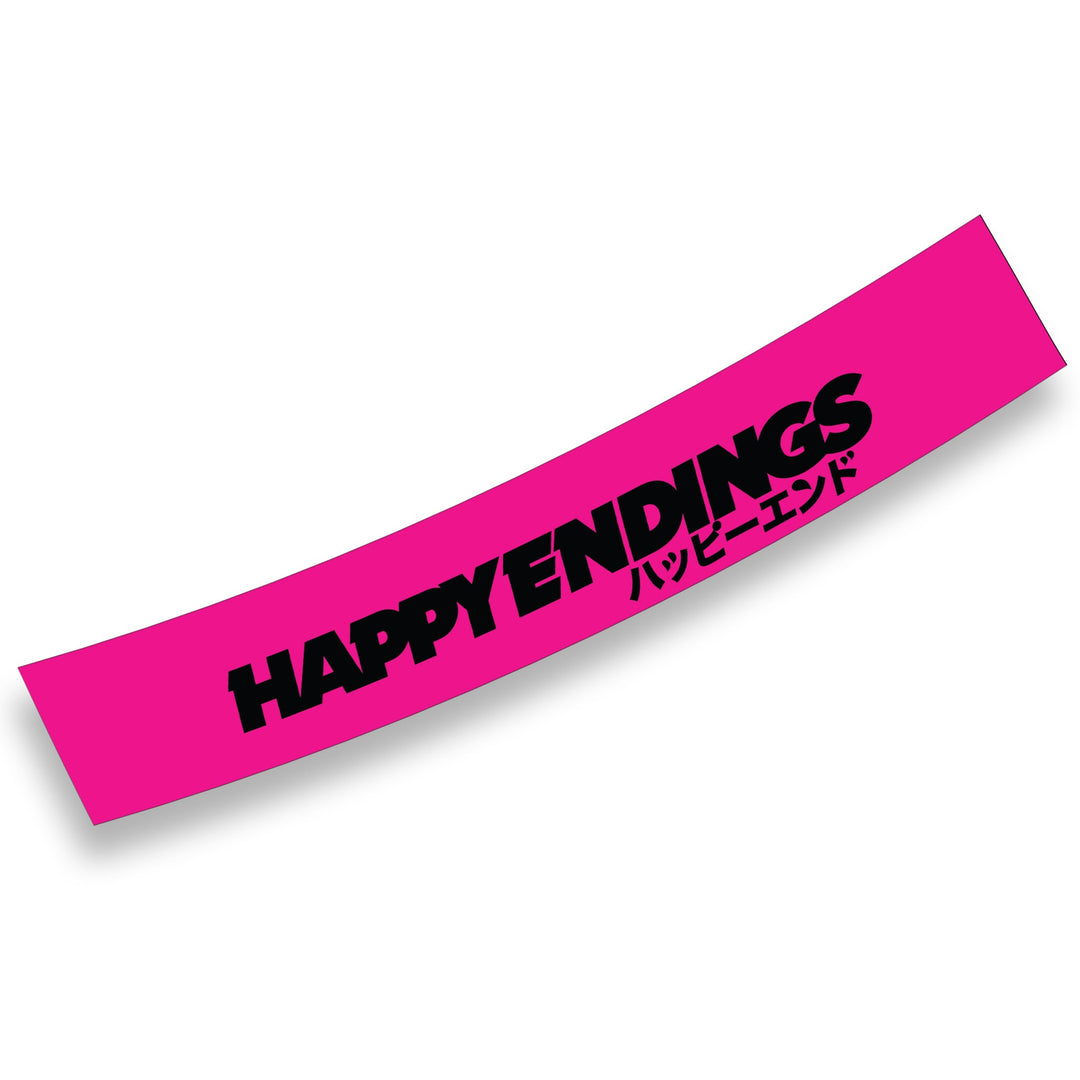Banner - Block Windshield Edition 60" (Air Release) - Happy Endings - Automotive & Lifestyle Brand