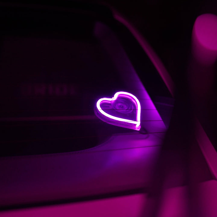 Glow Lights - Neon Hearts - Happy Endings - Automotive & Lifestyle Brand