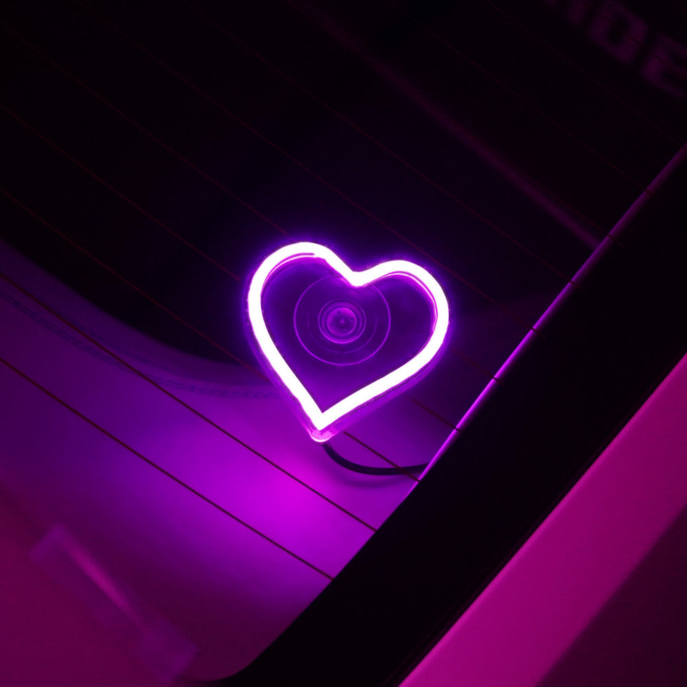 Glow Lights - Neon Hearts - Happy Endings - Automotive & Lifestyle Brand