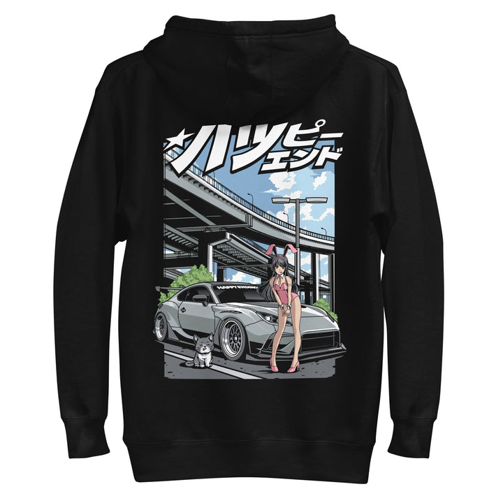Hoodie - GR86 Bunny Girl - Happy Endings - Automotive & Lifestyle Brand