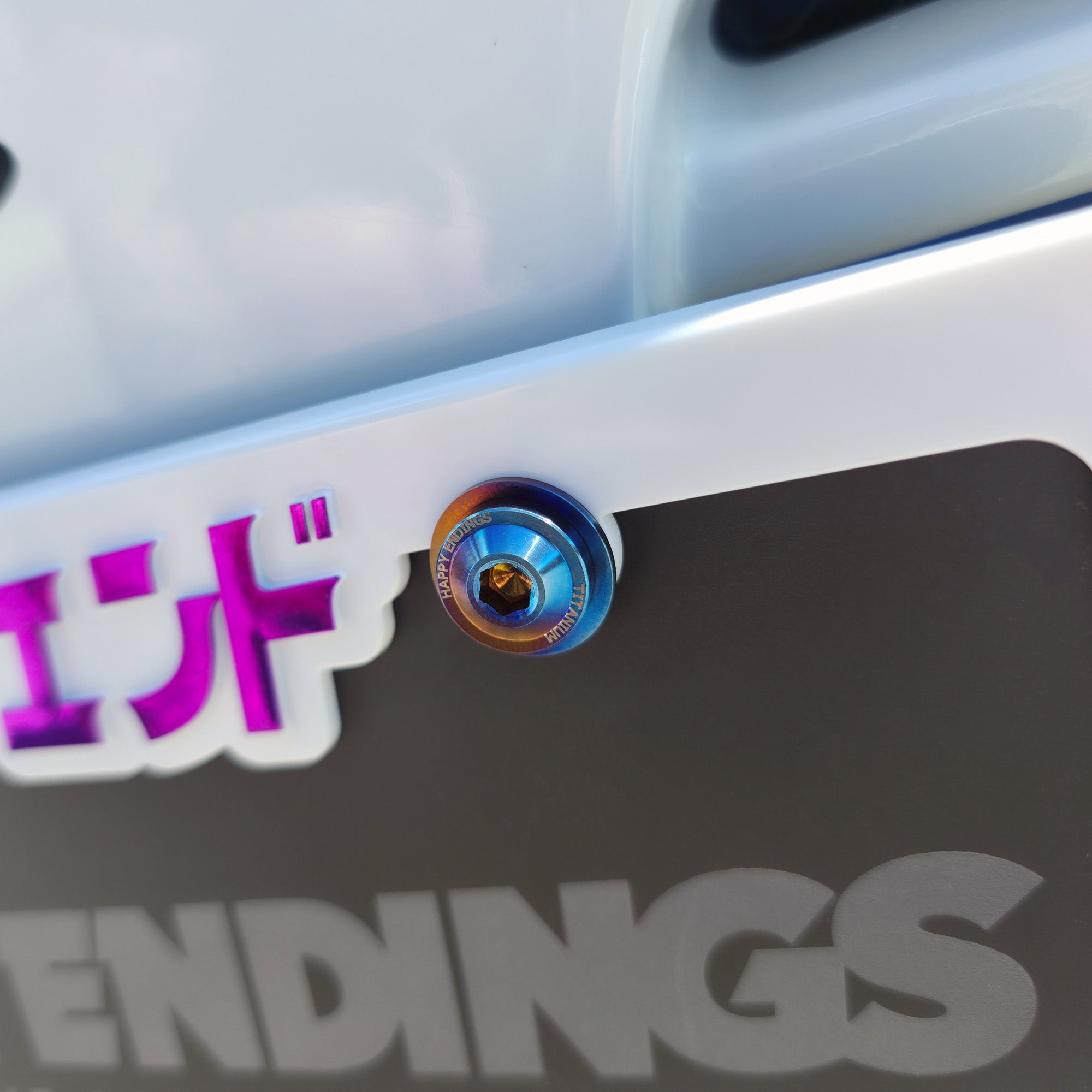 M6 Grade 5 Titanium Burnt Bolt & Washer Kit – Happy Endings