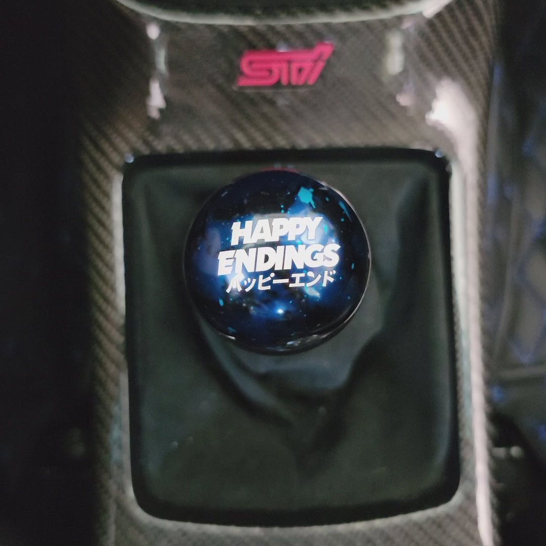 Shift Knob - Blue Cosmic Space
