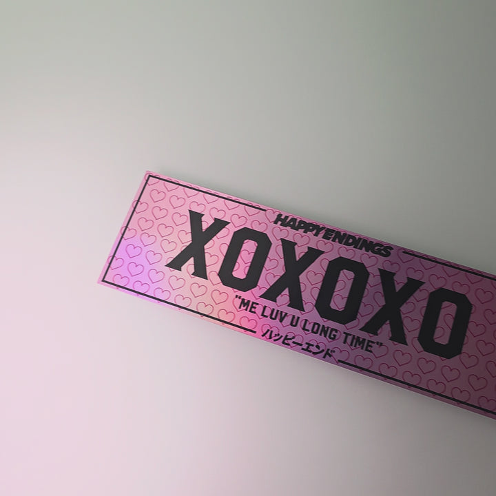 Sticker - Pink XOXOXO (Oil Slick)