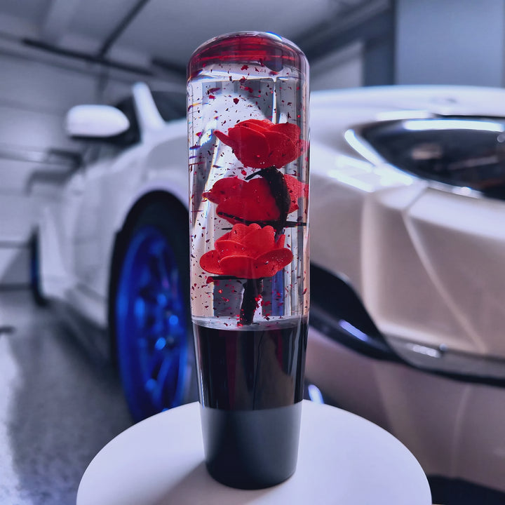 Shift Knob - Sparkling Roses (Red)
