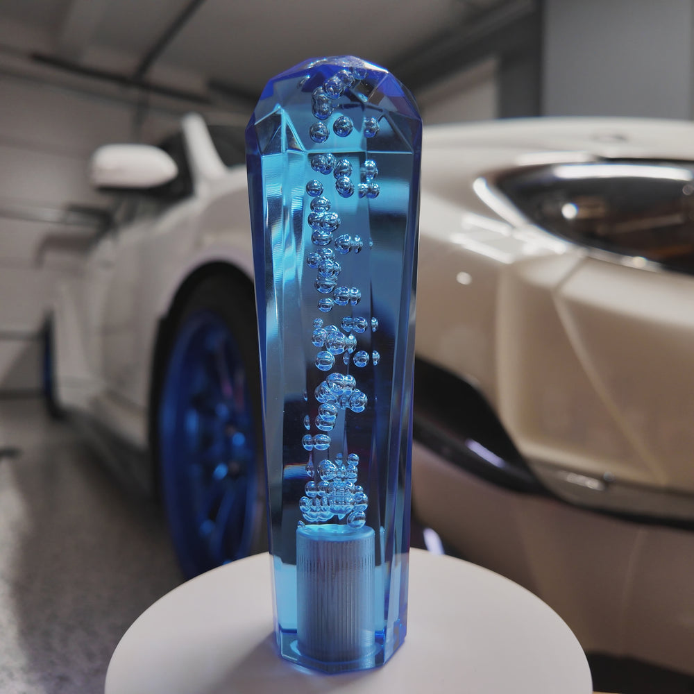 Happy Endings 6-inch Blue Soda Resin Shift Knob