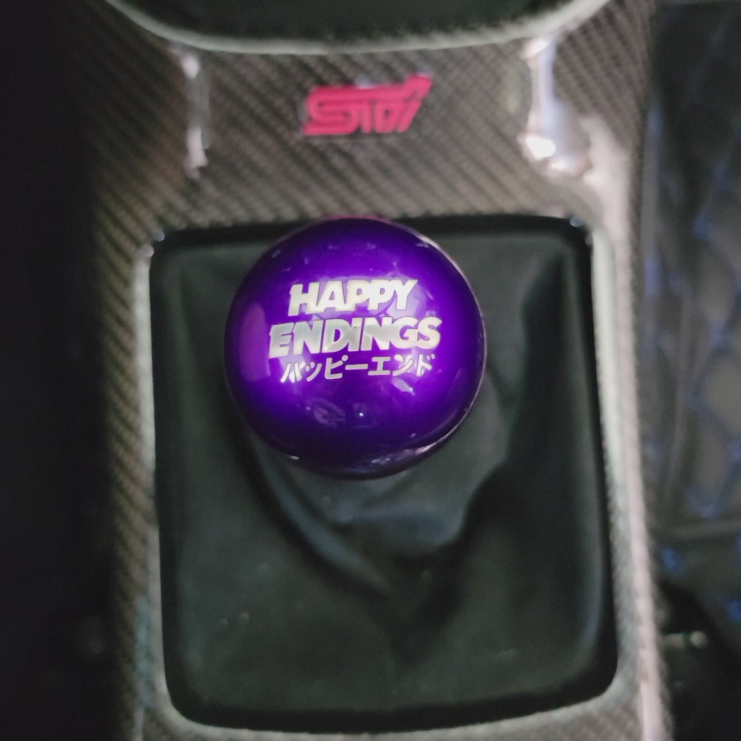 Candy Purple Weighted Shift Knob | Happy Endings