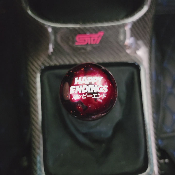 Shift Knob - Red Cosmic Space