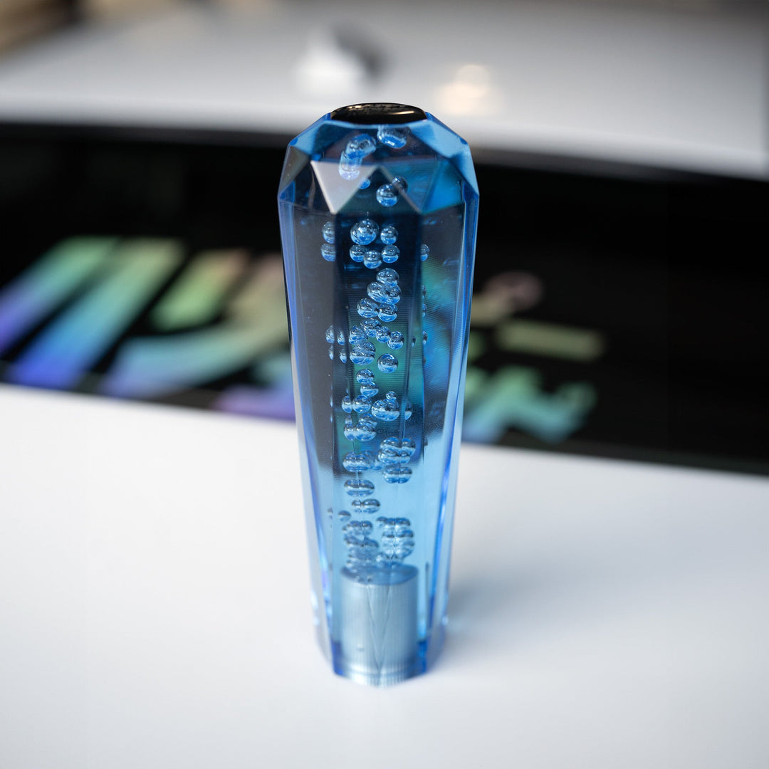 Shift Knob - Blue Soda Pop - Happy Endings - Automotive & Lifestyle Brand