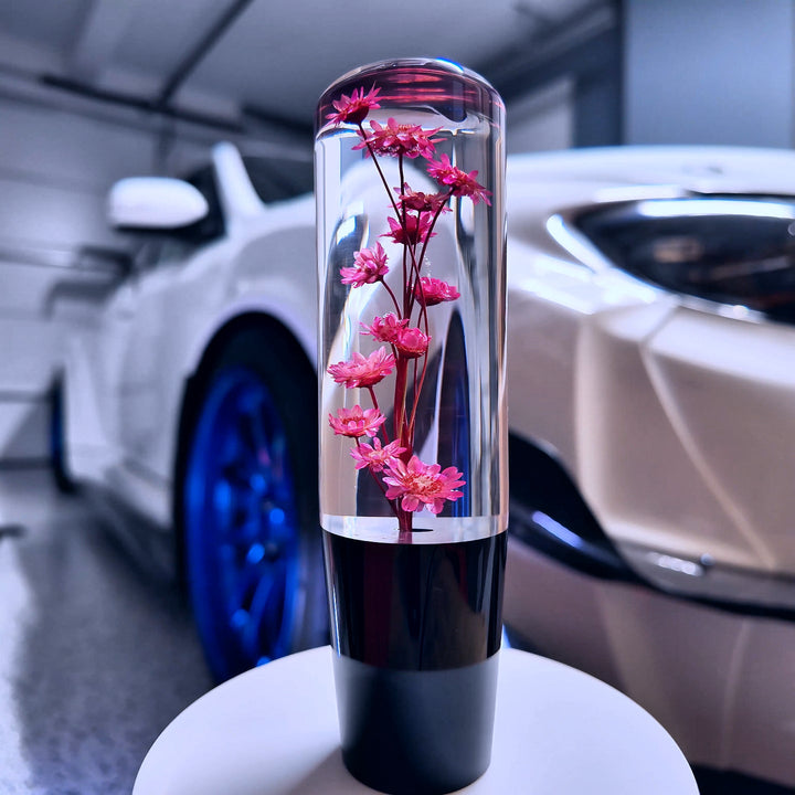 Shift Knob - Cherry Blossoms - Happy Endings - Automotive & Lifestyle Brand