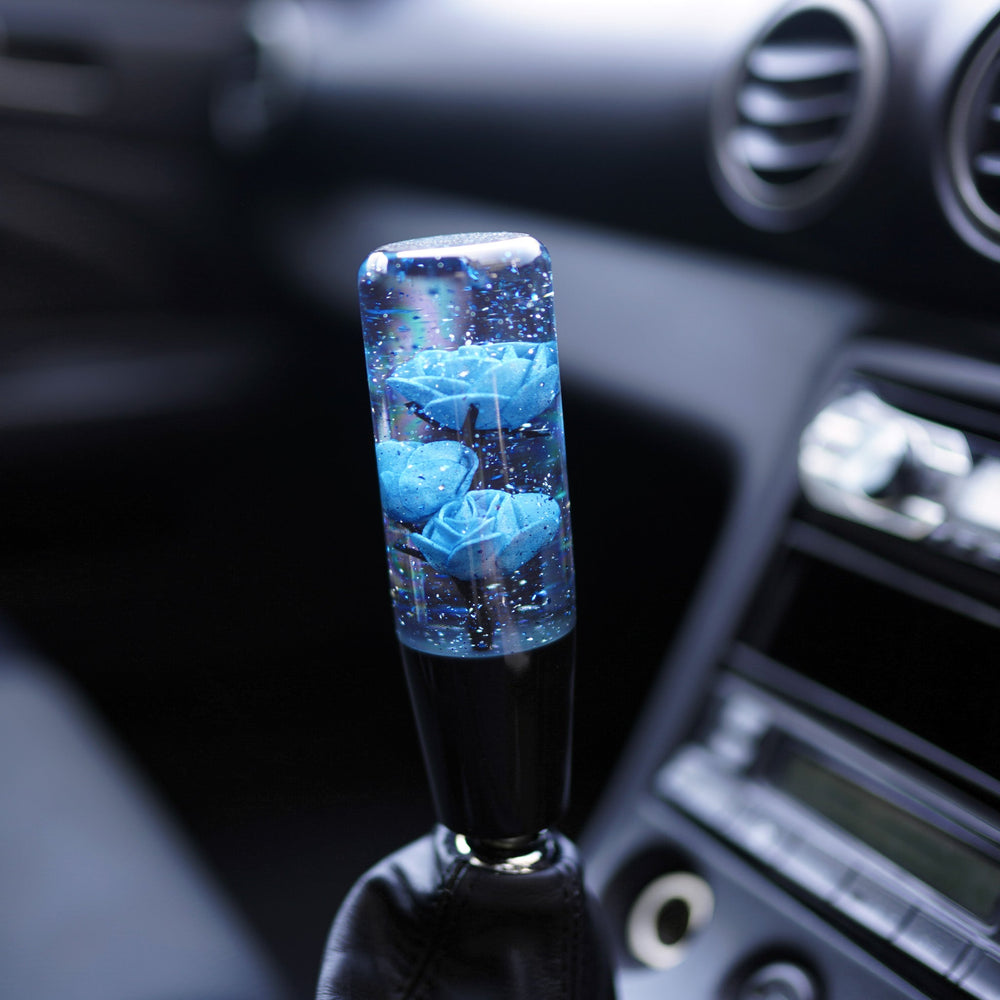 Shift Knob - Sparkling Roses (Blueberry) - Happy Endings - Automotive & Lifestyle Brand