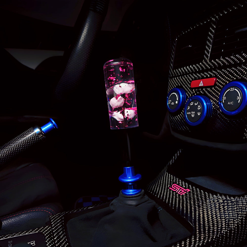 Shift Knob - Sparkling Roses (Pink) - Happy Endings - Automotive & Lifestyle Brand