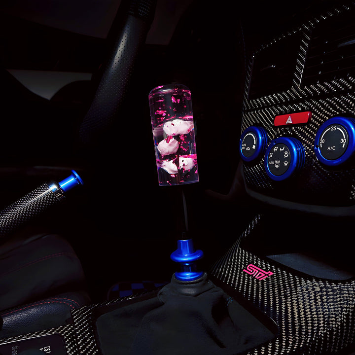 Shift Knob - Sparkling Roses (Pink) - Happy Endings - Automotive & Lifestyle Brand
