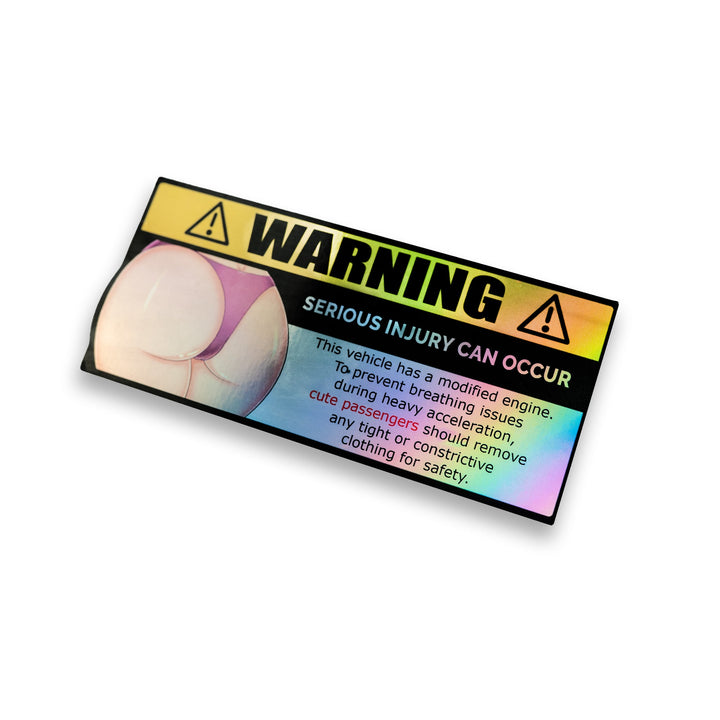 Sticker - Cutie Booty (Oil Slick) - Happy Endings - Automotive & Lifestyle Brand