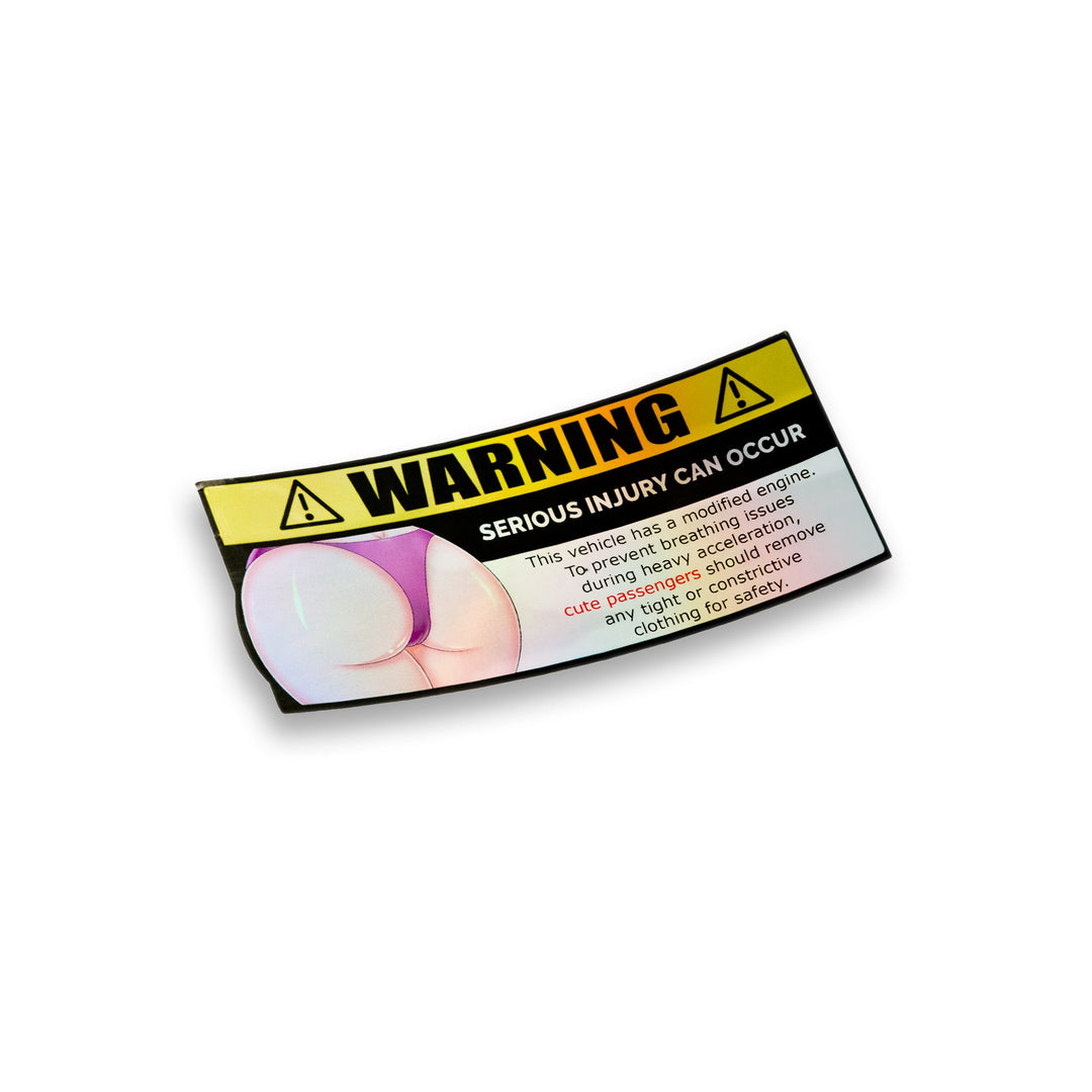 Sticker - Cutie Booty (Oil Slick) - Happy Endings - Automotive & Lifestyle Brand