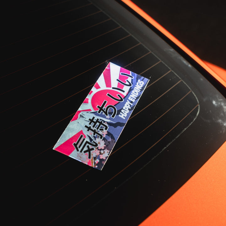 Sticker - Japan - Happy Endings - Automotive & Lifestyle Brand
