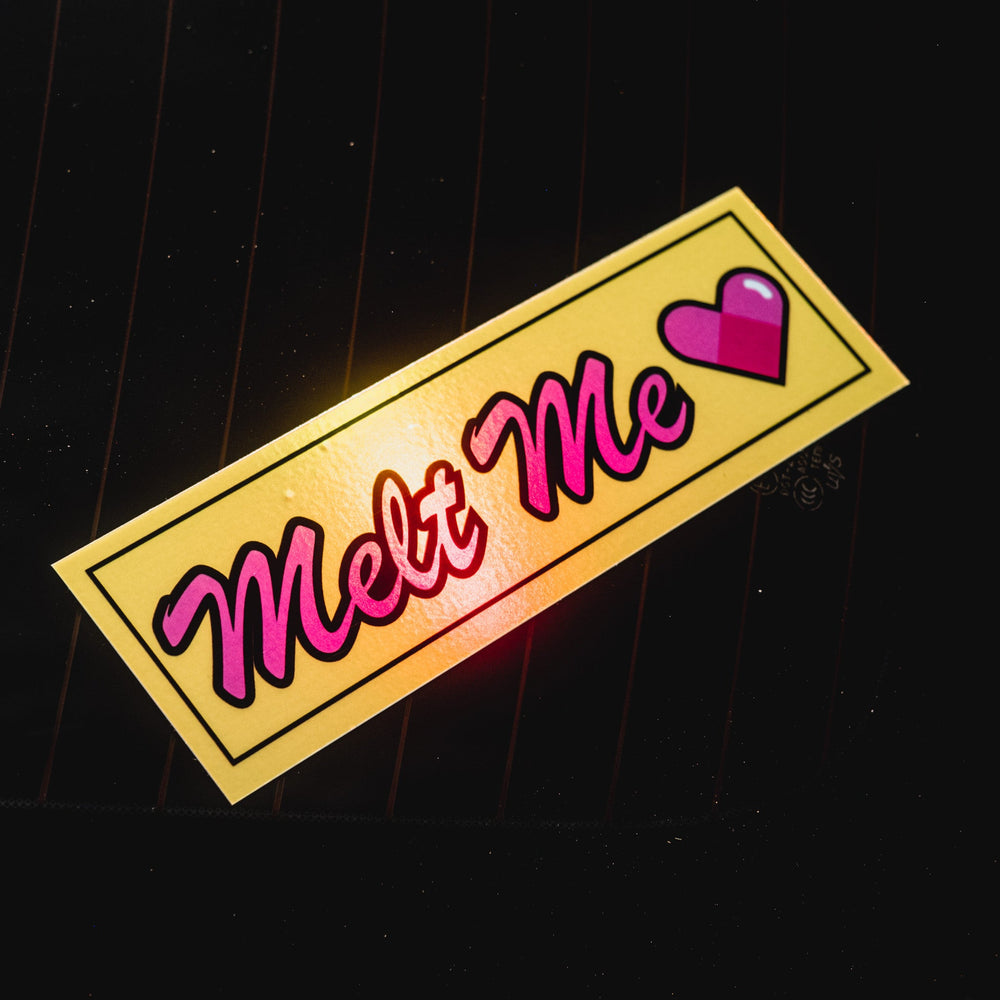 Sticker - Melt Me (Oil Slick) - Happy Endings - Automotive & Lifestyle Brand