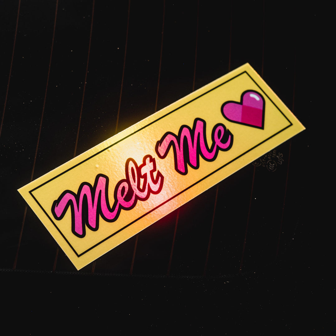 Sticker - Melt Me (Oil Slick) - Happy Endings - Automotive & Lifestyle Brand