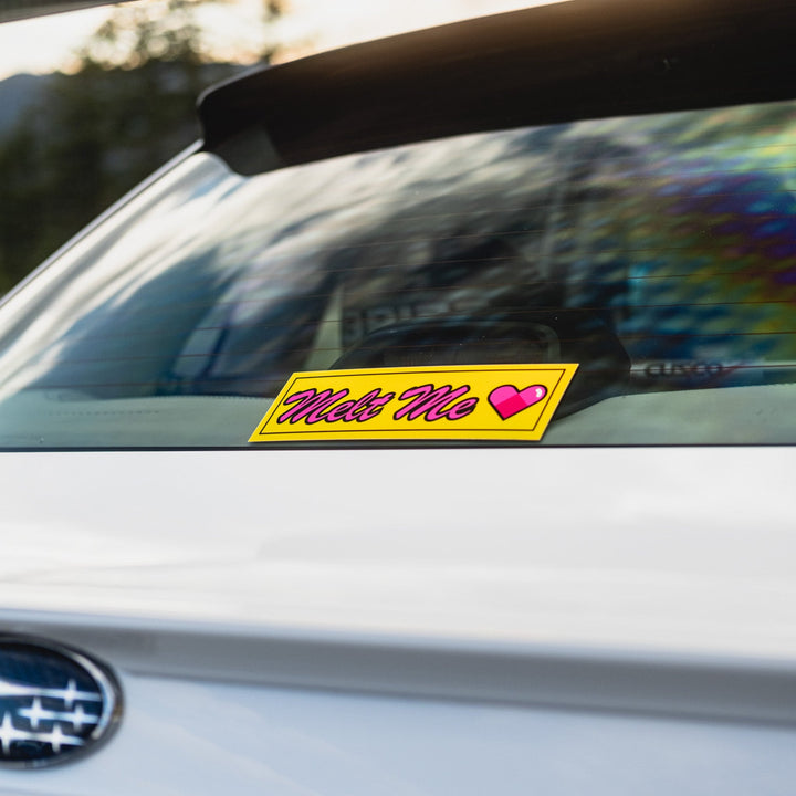 Sticker - Melt Me (Oil Slick) - Happy Endings - Automotive & Lifestyle Brand