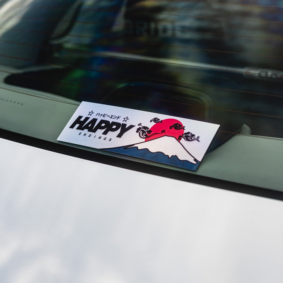 Sticker - Mount Fuji (Oil Slick) - Happy Endings - Automotive & Lifestyle Brand