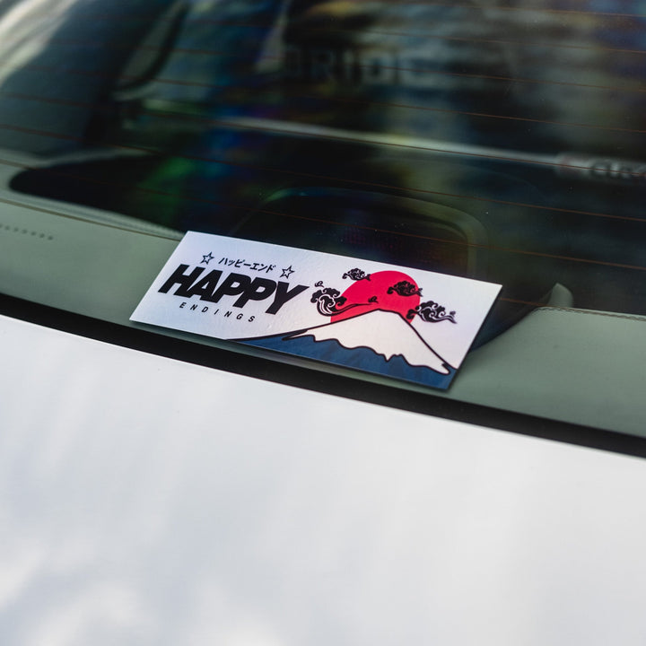 Sticker - Mount Fuji (Oil Slick) - Happy Endings - Automotive & Lifestyle Brand