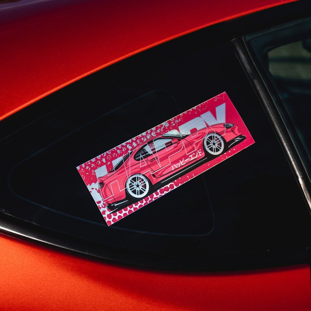 Sticker - Supra (Oil Slick) - Happy Endings - Automotive & Lifestyle Brand