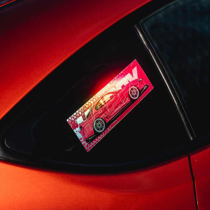 Sticker - Supra (Oil Slick) - Happy Endings - Automotive & Lifestyle Brand