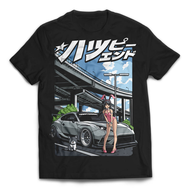 T-shirt - GR86 Bunny Girl - Happy Endings - Automotive & Lifestyle Brand