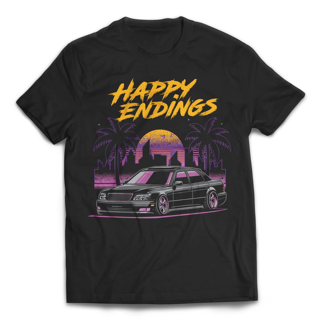 T-shirt - LS400 Miami Vibes - Happy Endings - Automotive & Lifestyle Brand