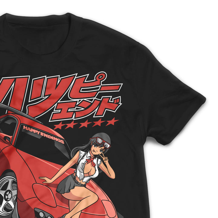T-shirt - RX7 Hottie - Happy Endings - Automotive & Lifestyle Brand