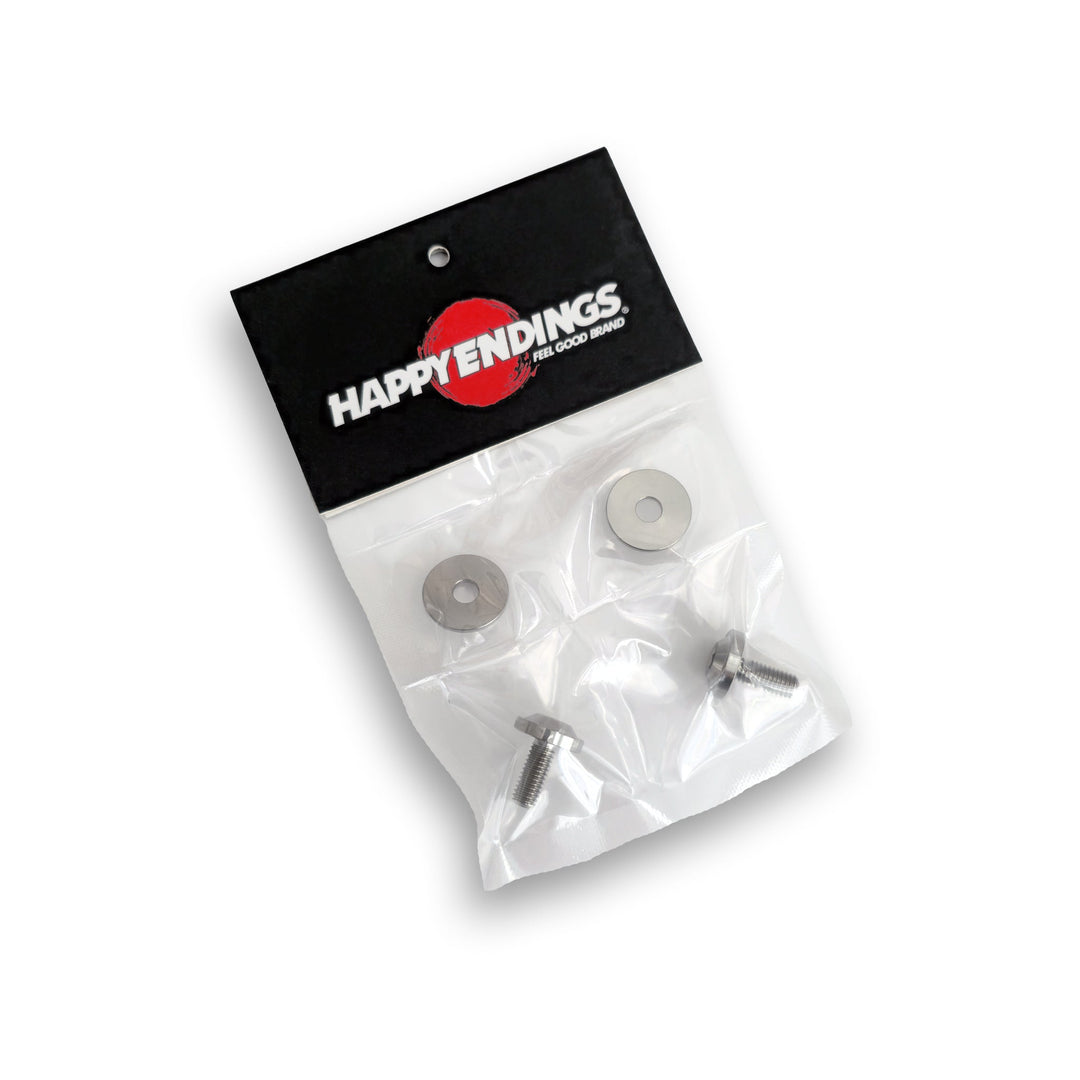 Titanium - M6 Dress Up Hardware (Raw) - Happy Endings - Automotive & Lifestyle Brand