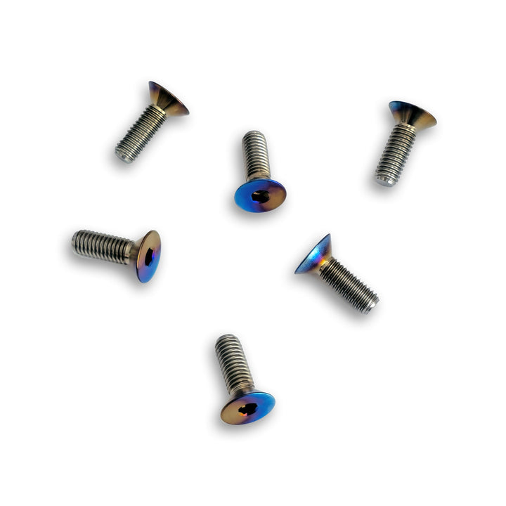 Titanium - Steering Wheel Bolts (Burnt) - Happy Endings - Automotive & Lifestyle Brand